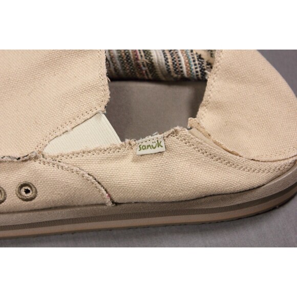 SANUK NATURAL VAGABOND ST HEMP SIDEWALK SURFER SHOES MEN US 14 EUR 47  NWT - Picture 3 of 5